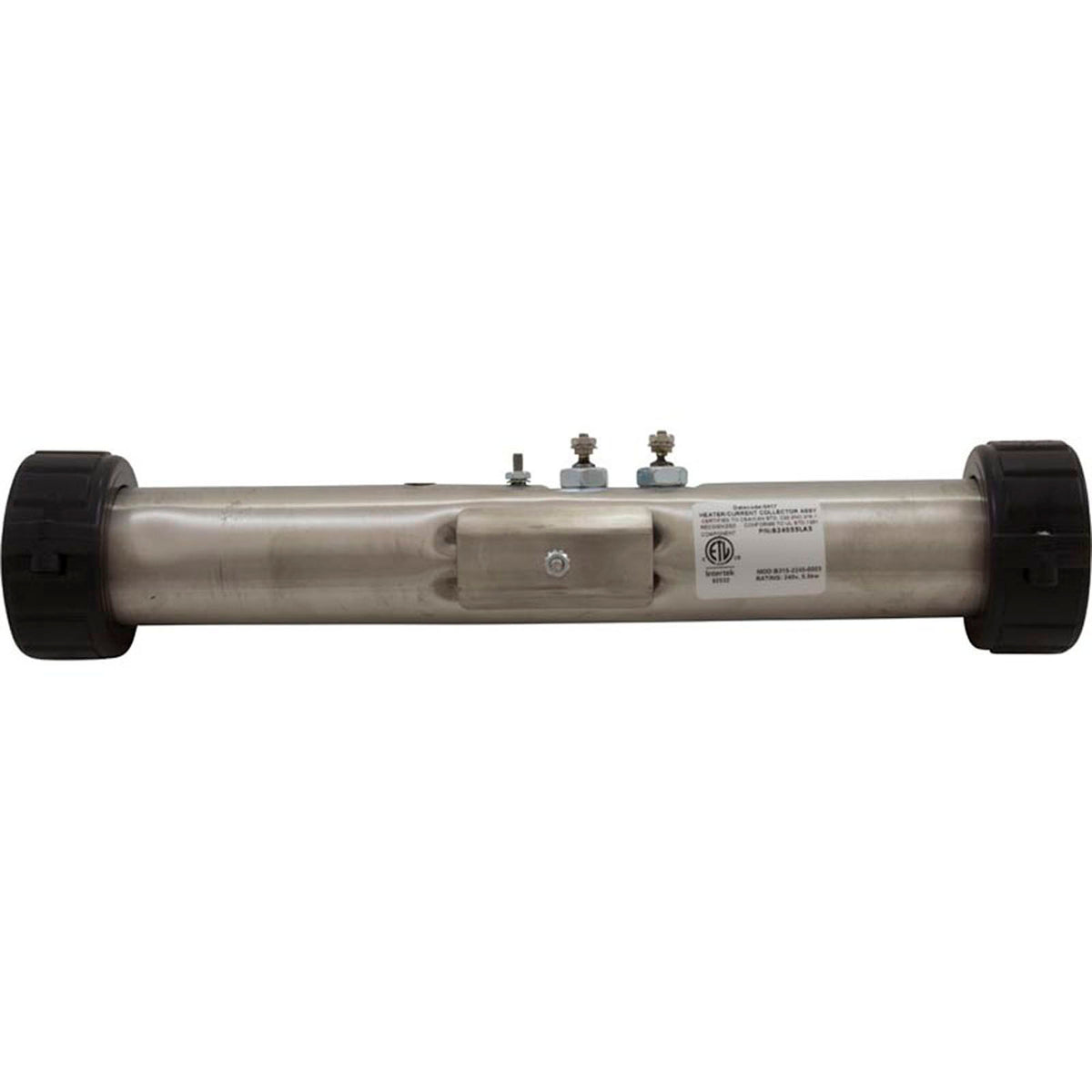 Heater, FloThru, Gecko S-Class, 15" x 2", 230v, 5.5kW, w/o TlPc
