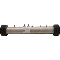 Heater, FloThru, Gecko M-Class Repl, 15" x 2", 230v, 5.5kW, Gen2