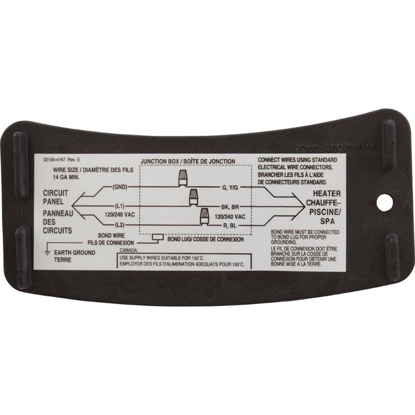 Tapa de caja de conexiones, Pentair Max-E-Therm