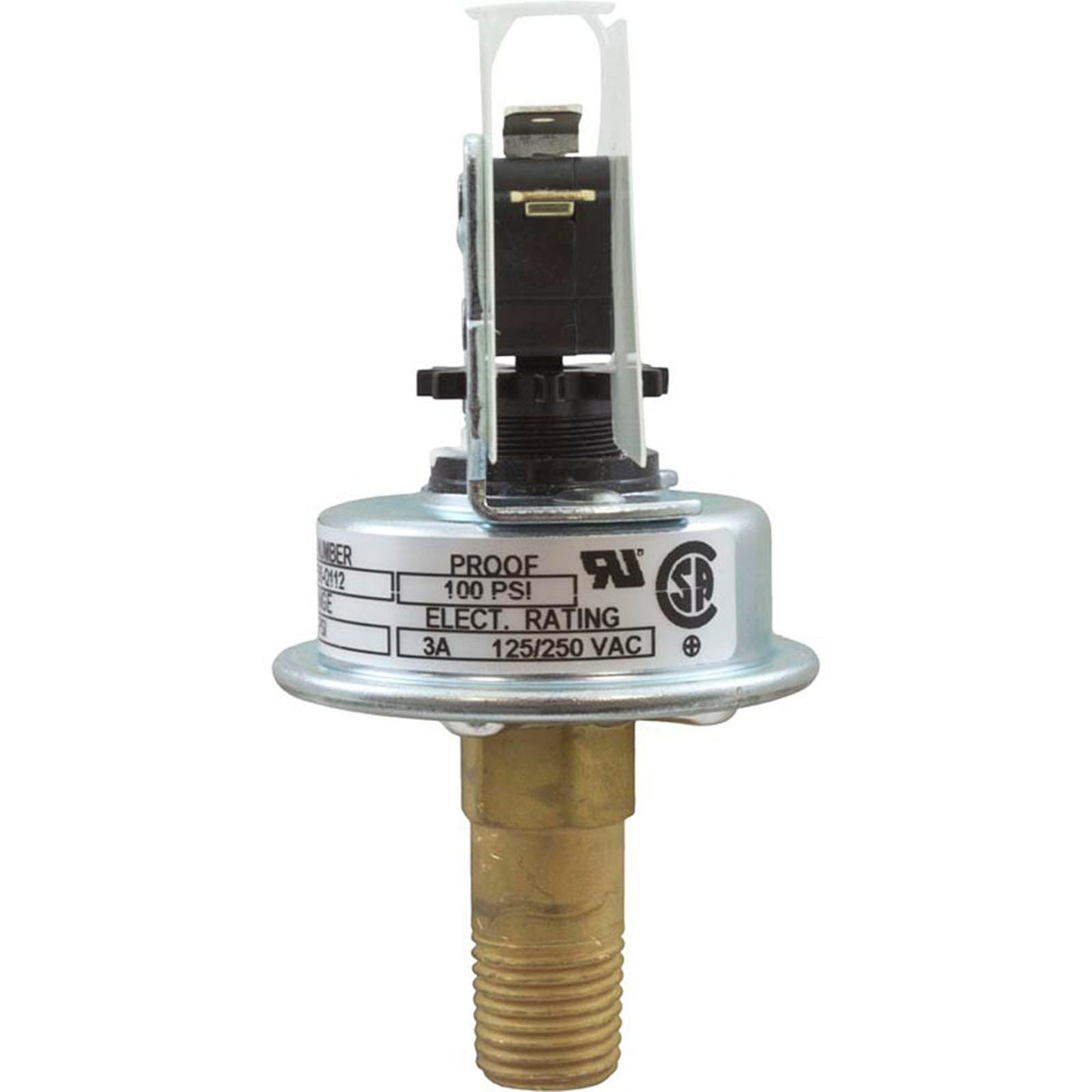 Pressure Switch, 3A, Pentair Max-E-Therm/MasterTemp, ASME