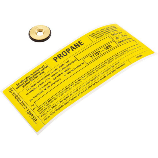 Kit de conversión Pentair Max-E-Therm 333, de gas natural a gas licuado de petróleo