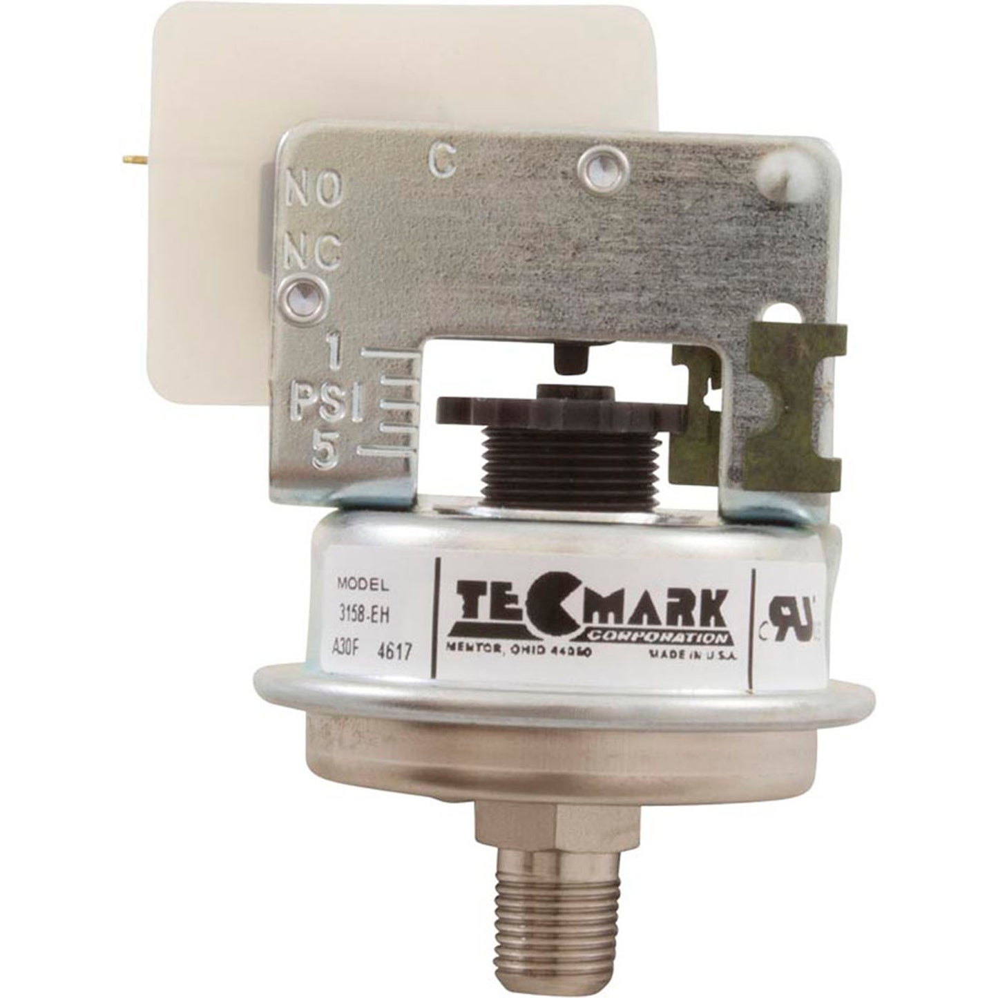 Pressure Switch 30408, 3A, BWG, 1/8"mpt, SPST