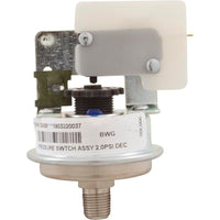 Pressure Switch 30408, 3A, BWG, 1/8"mpt, SPST