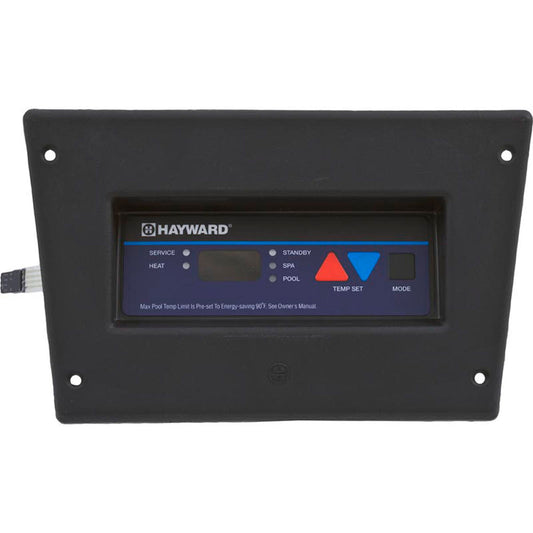 Conjunto de panel táctil y bisel, Hayward Low NOx H400IDLCAL, posterior a 09/04