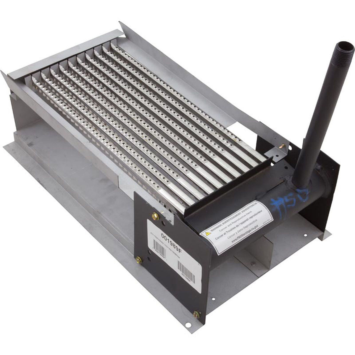Burner Tray, Raypak Gemini/Spa Pak 153 '81-'84, w/Burners