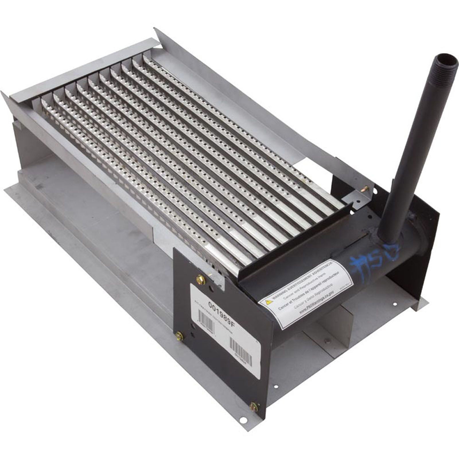 Burner Tray, Raypak Gemini/Spa Pak 153 '81-'84, w/Burners