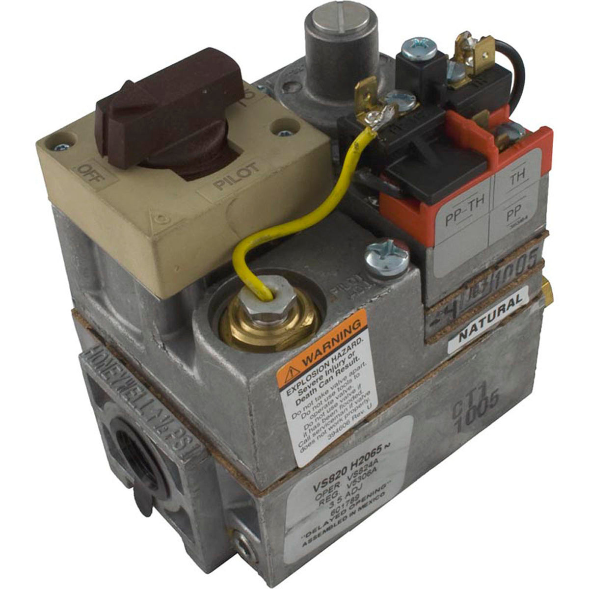 Combination Gas Valve, Raypak 130A, Nat., MV