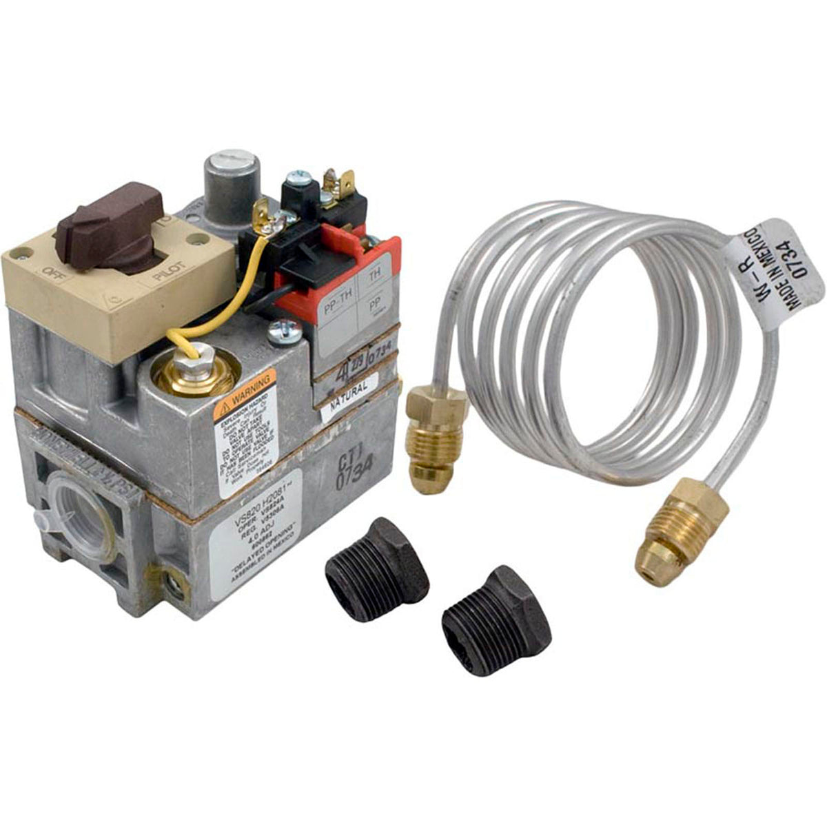 Gas Valve, Raypak 53/53A/55A/105A/105B/151/153, Nat., MV