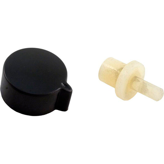 Thermostat Knob, Raypak R185/185/R185A/R185B, Black