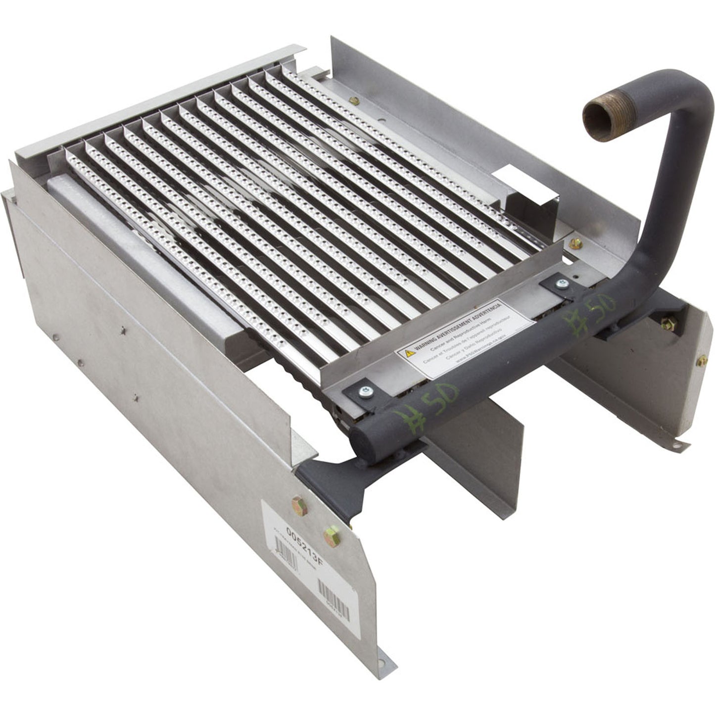 Plateau de brûleur, modèle Raypak R185, avec brûleur, niveau de la mer