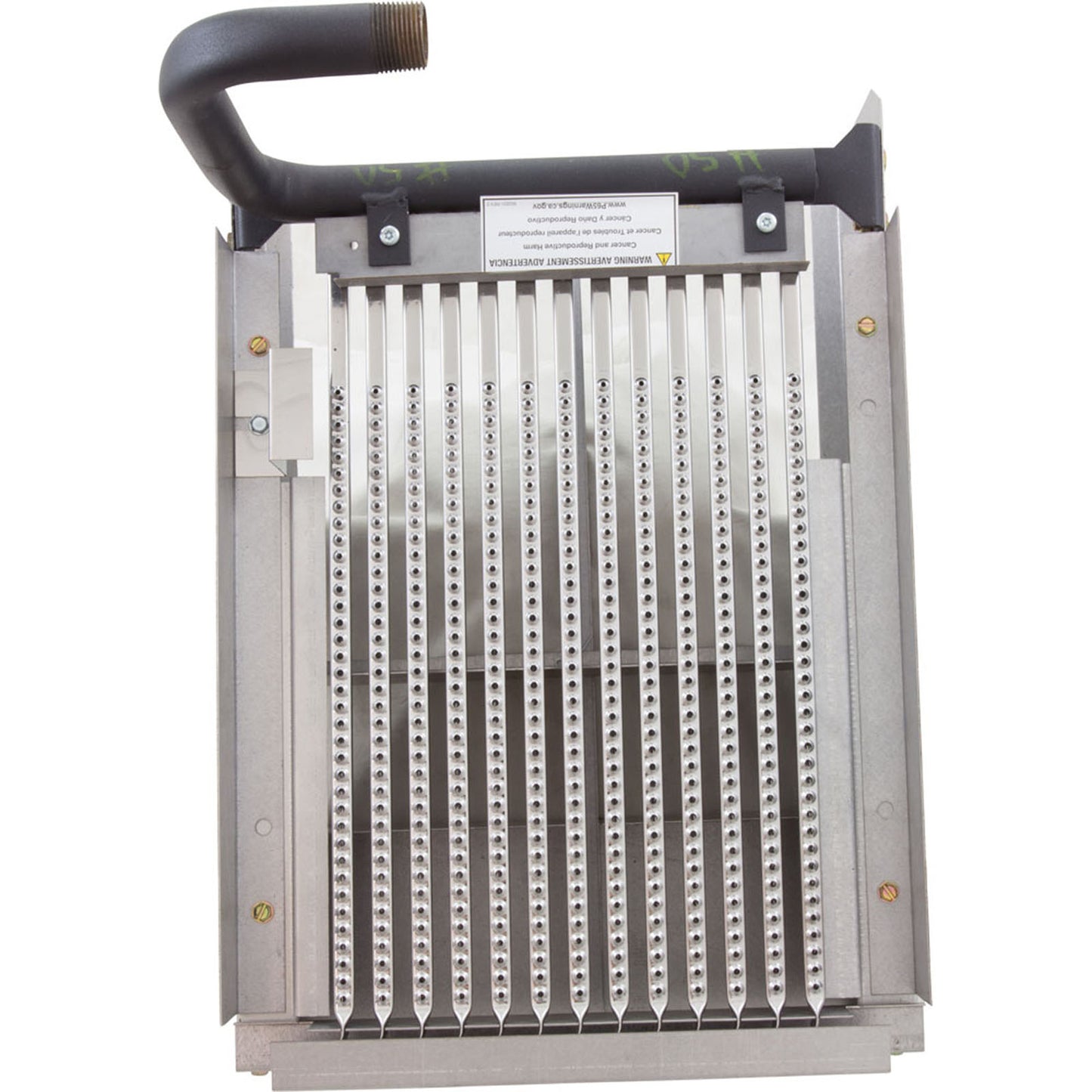 Plateau de brûleur, modèle Raypak R185, avec brûleur, niveau de la mer