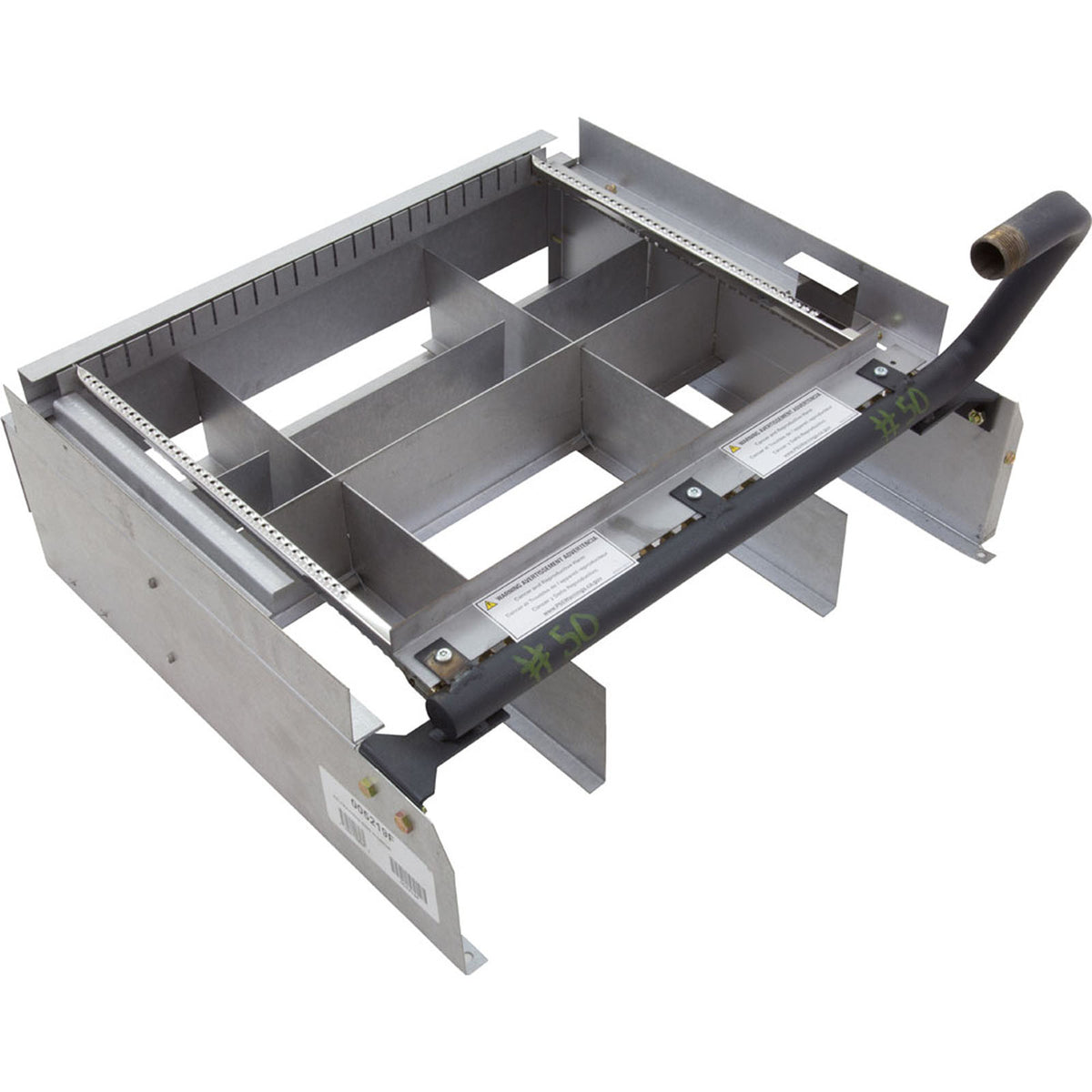 Burner Tray, Raypak Model R335, with out Burner, Sea Level