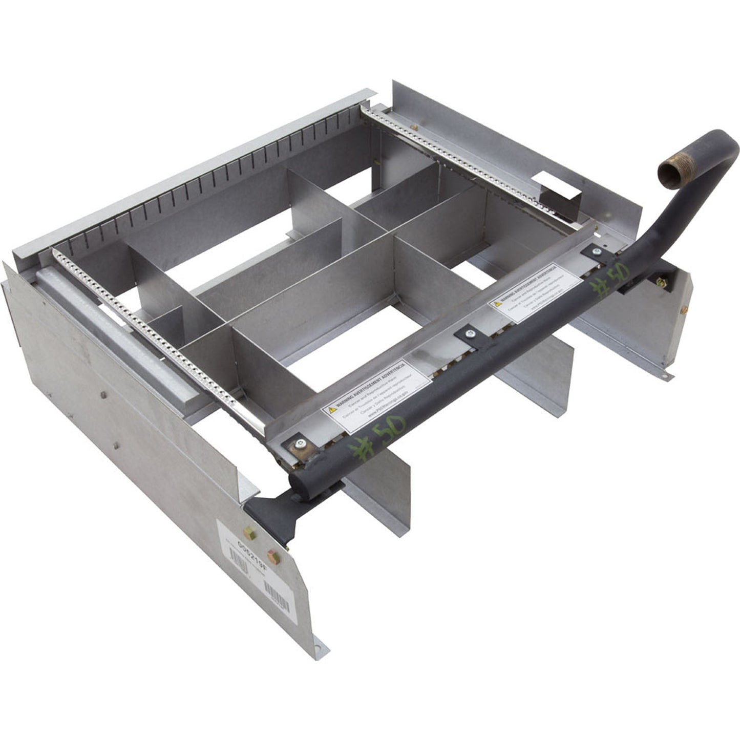 Burner Tray, Raypak Model R335, with out Burner, Sea Level