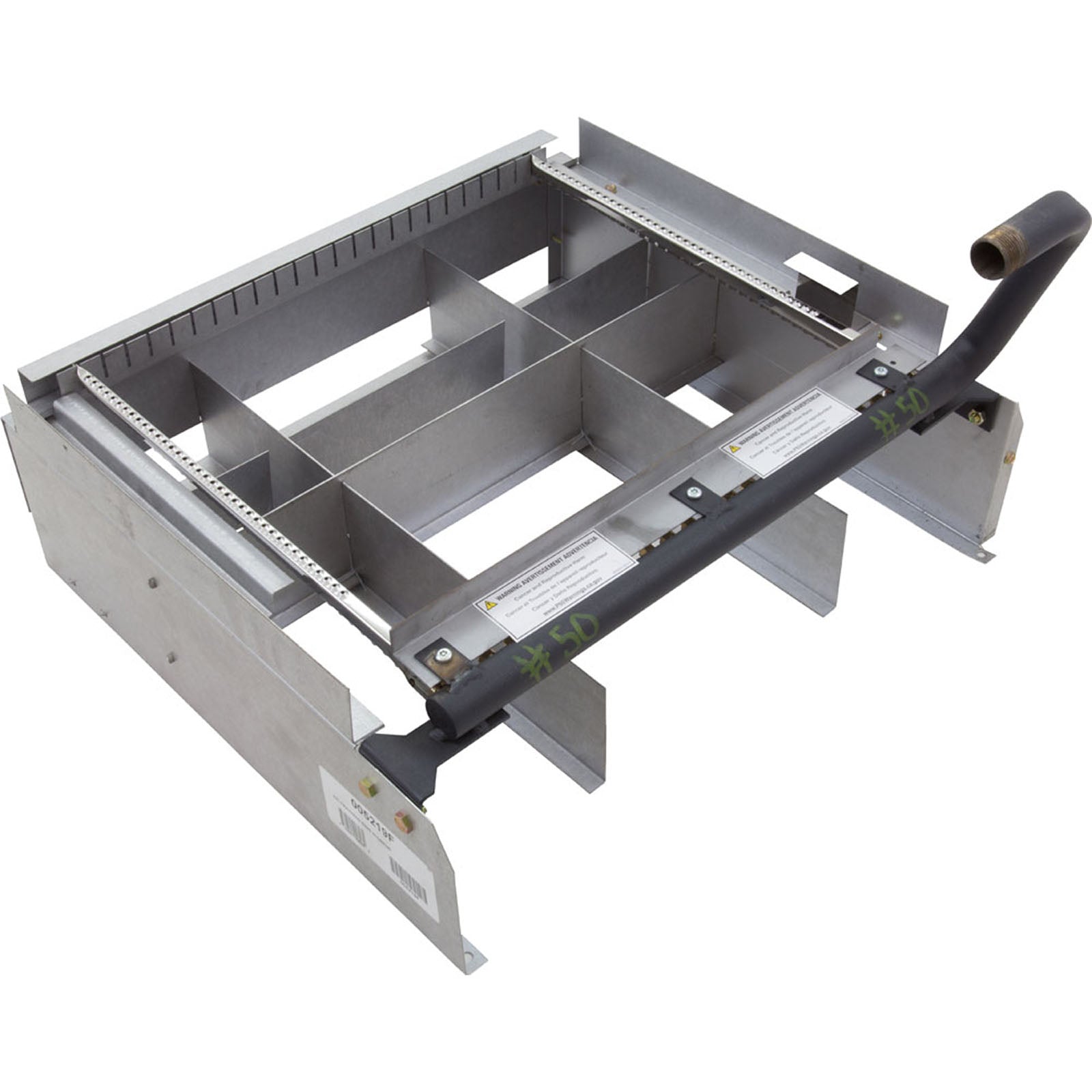 Burner Tray, Raypak Model R335, with out Burner, Sea Level