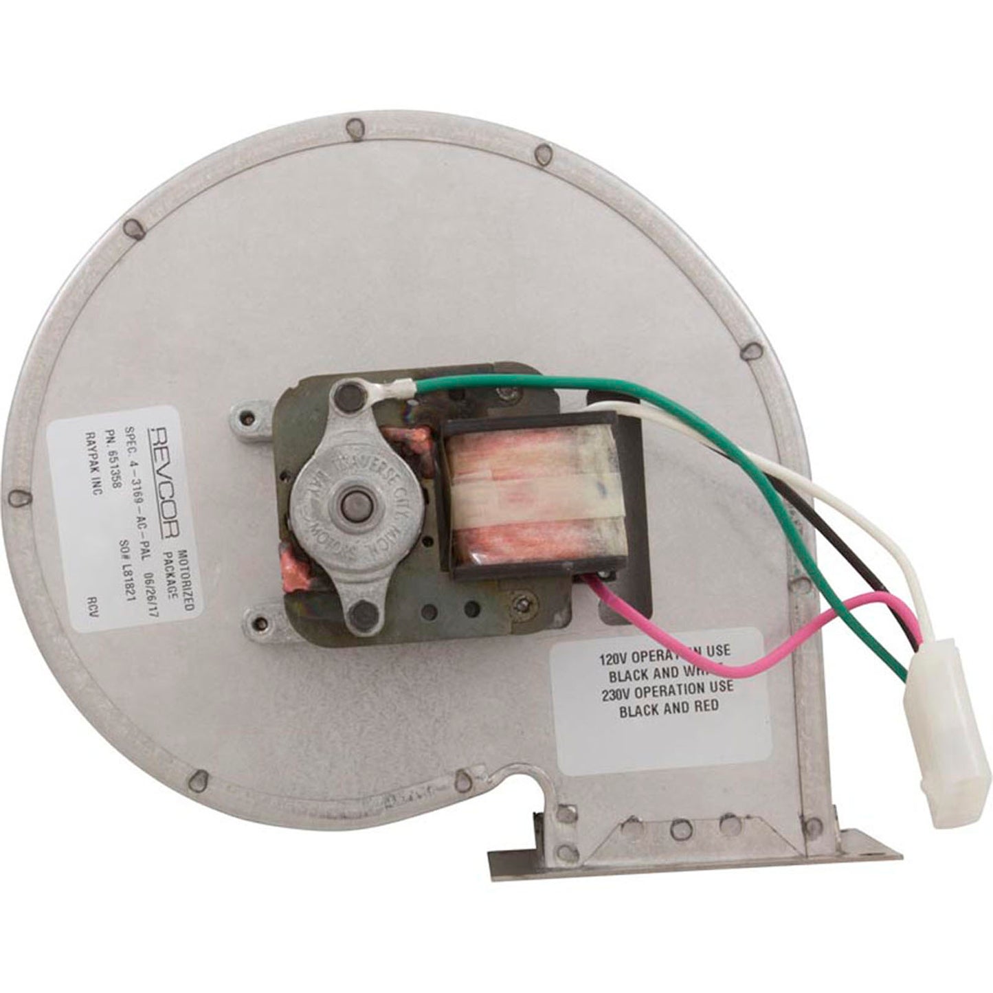 Blower, Raypak R185A/R185B