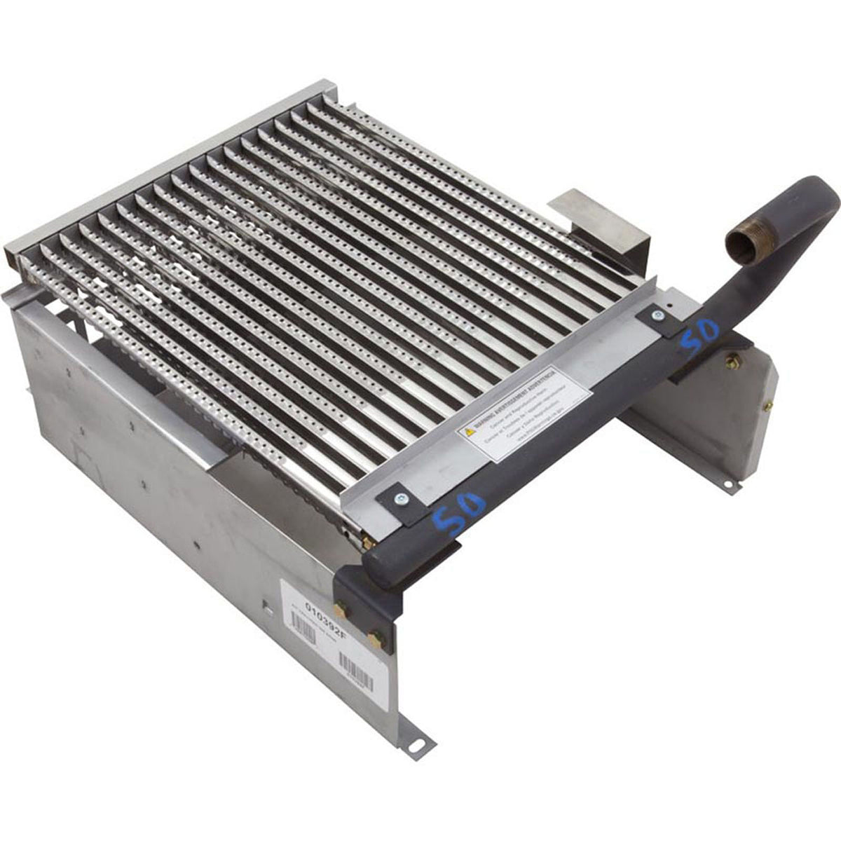 Burner Tray, Raypak Model 266A, with Burner, Sea Level