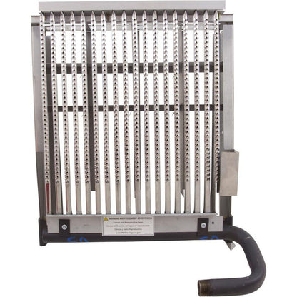 Burner Tray, Raypak Model 266A, with Burner, Sea Level