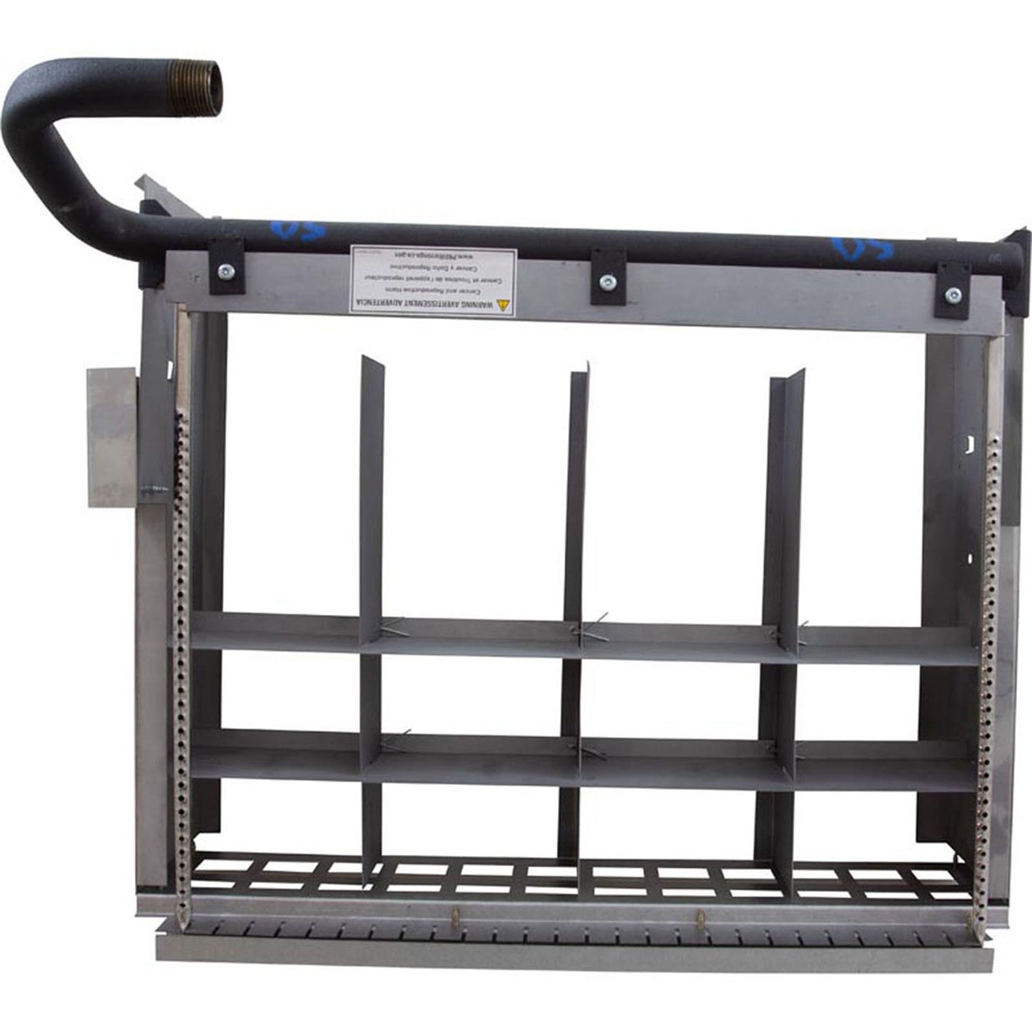 Burner Tray, Raypak Model 406A, with out Burner, Sea Level