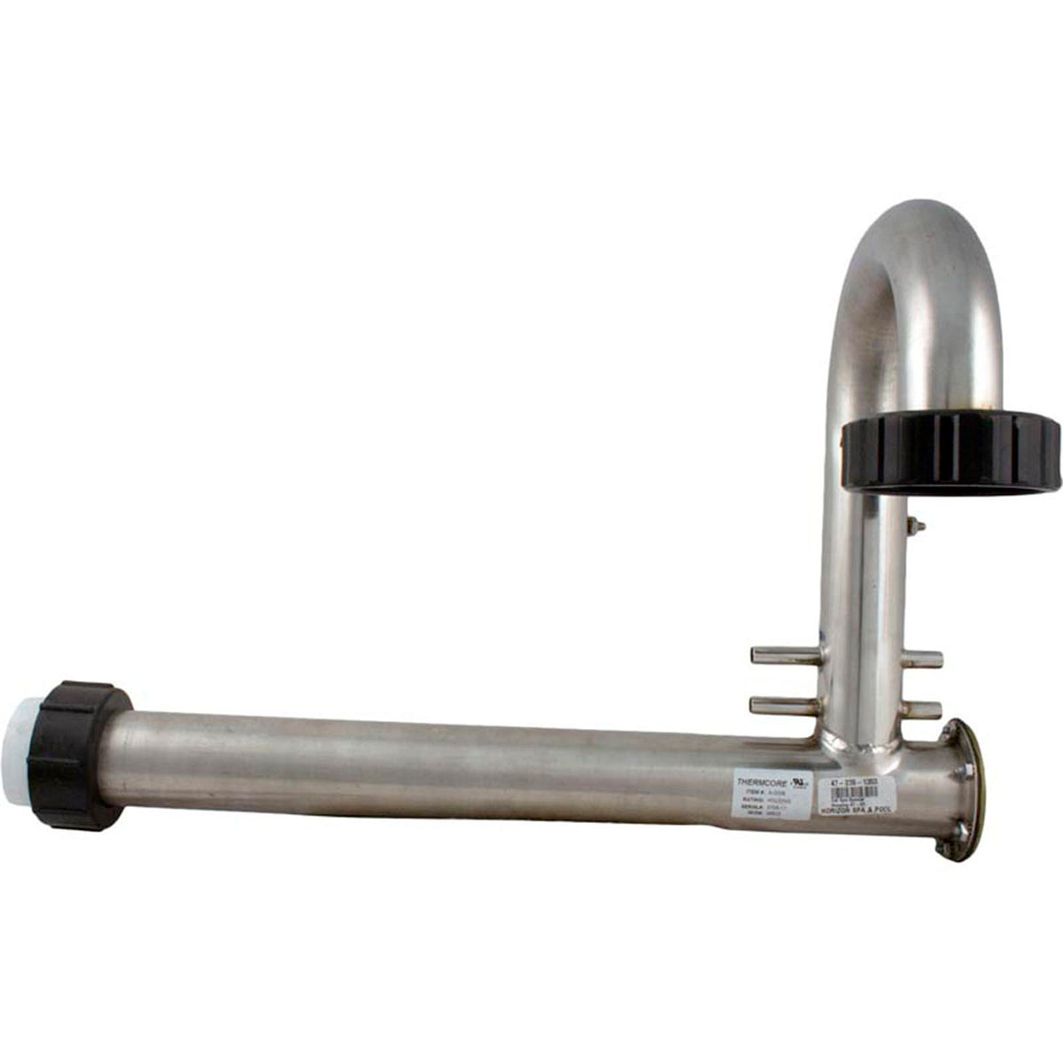 Manifold, Cal Spa Repl, Hayward Union x 1-1/2"s, 17", 90deg SS, Gen