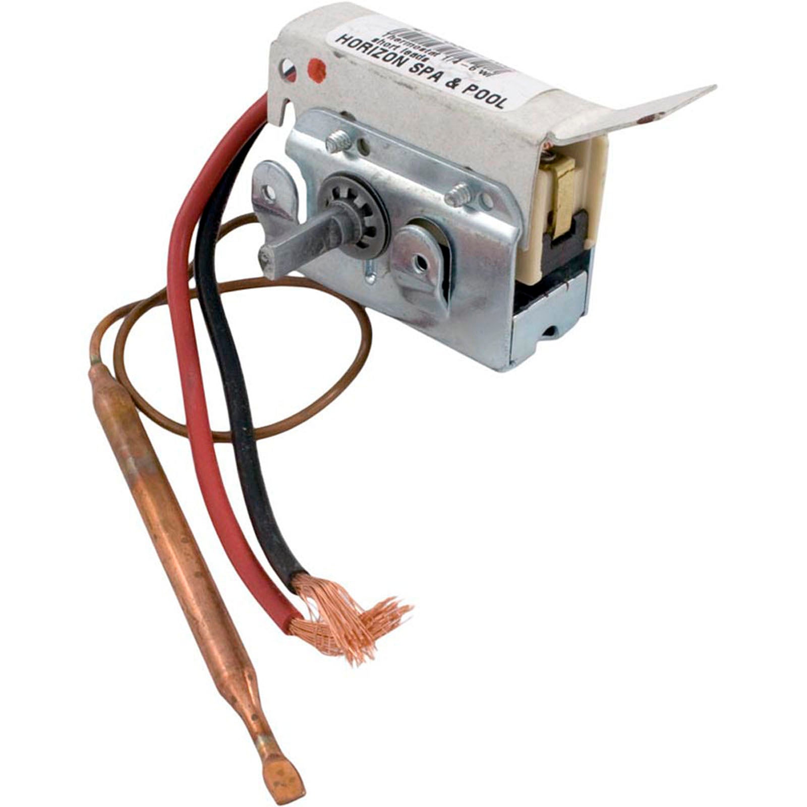 Thermostat, Invensys, 1/4", 6", SPST, 25A, Short Leads
