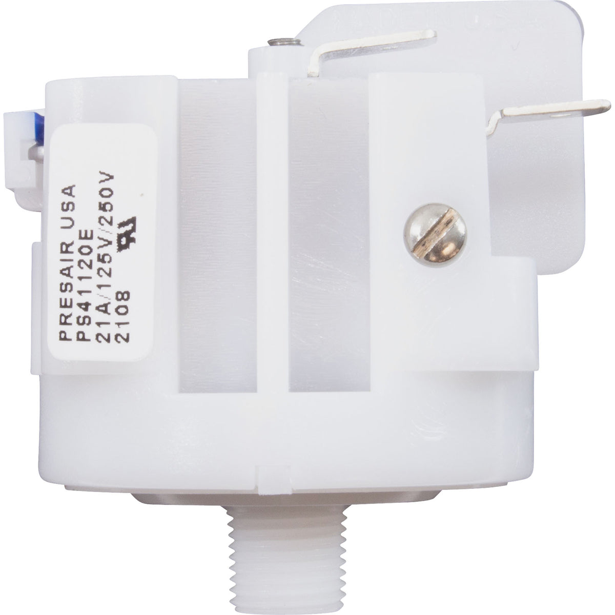 Pressure Switch, PresAirTrol, 21A, 1/8"mpt, SPST, 1-5psi