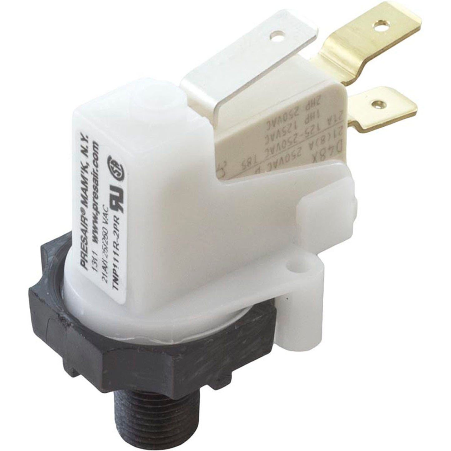 Pressure Switch, PresAirTrol Tinytrol, 21A, 1/8"mpt, SPDT, 2psi