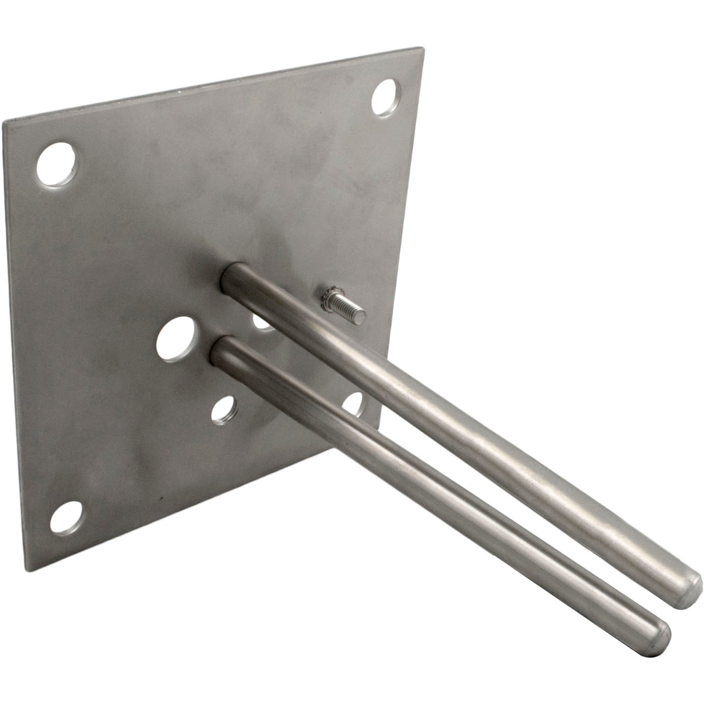 Flange, Hydro-Quip/Aquatherm, 5" x 5", Dual 5/16" Thermowell