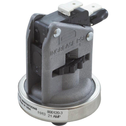 Pressure Switch, Len Gordon, 25A, 1/8"mpt, SPDT, Plastic