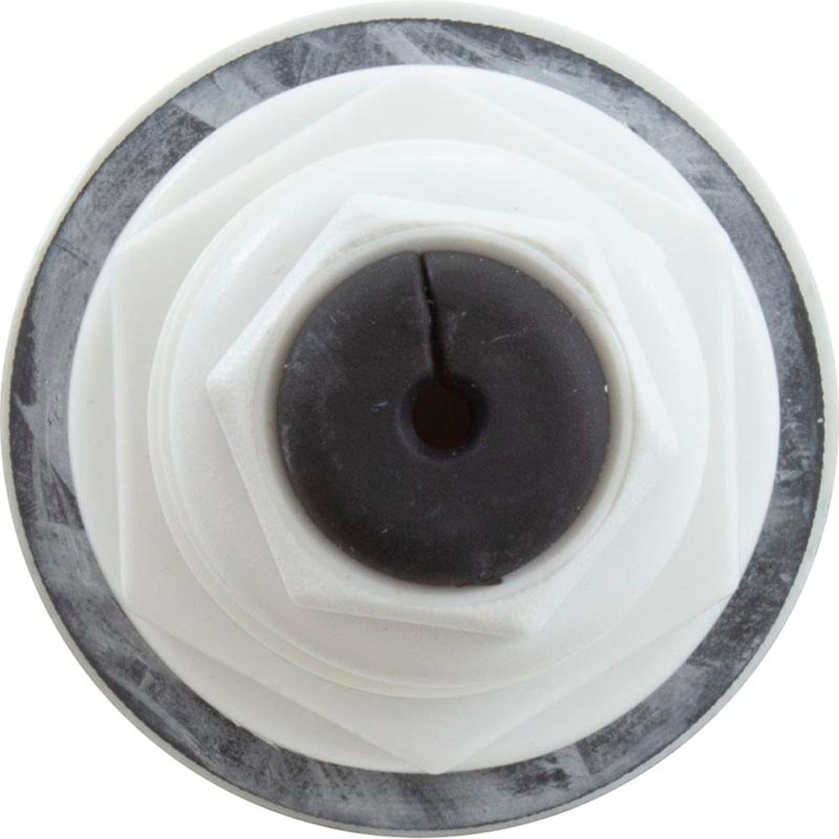Thru-Wall Drywell Fitting, Len Gordon, White