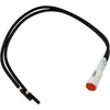 Indicator Light, 230v, 1/4 Hole Size, Push Thru, Red