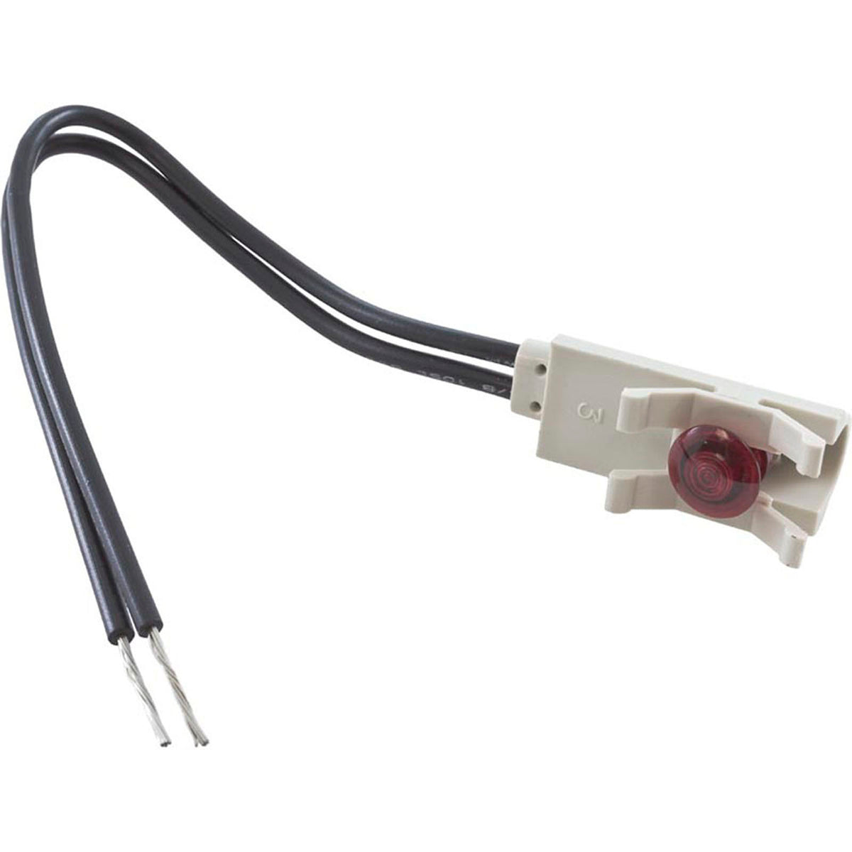 Indicator Light, 230v, 1/4 Hole Size, Red
