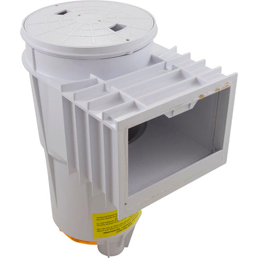 Skimmer Complete, Pentair Bermuda, 1-1/2"s, Gunite, White