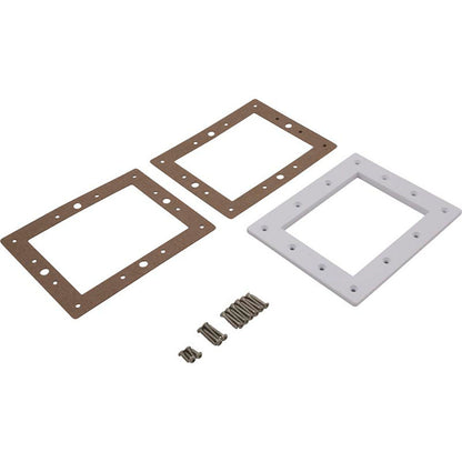 Skimmer Complete, Pentair Bermuda, 1-1/2"fpt, Vinyl/Fiber, White