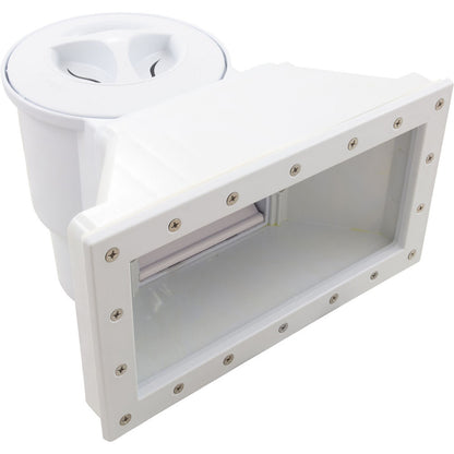 Skimmer Complete, Champlain Plastics, Wide Mouth, White