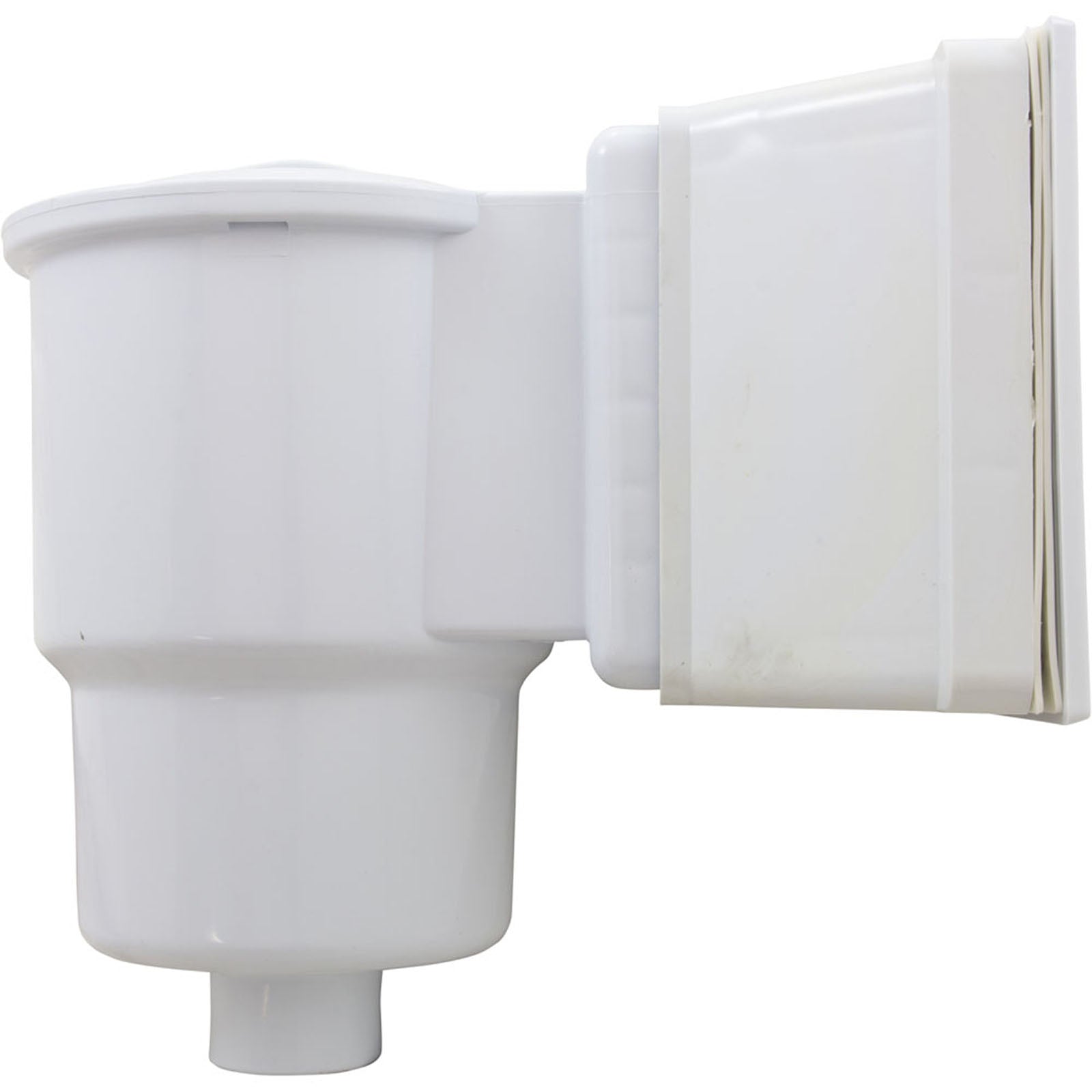 Skimmer Complete, Champlain Plastics, Wide Mouth, White