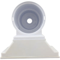 Skimmer Complete, Champlain Plastics, Wide Mouth, White