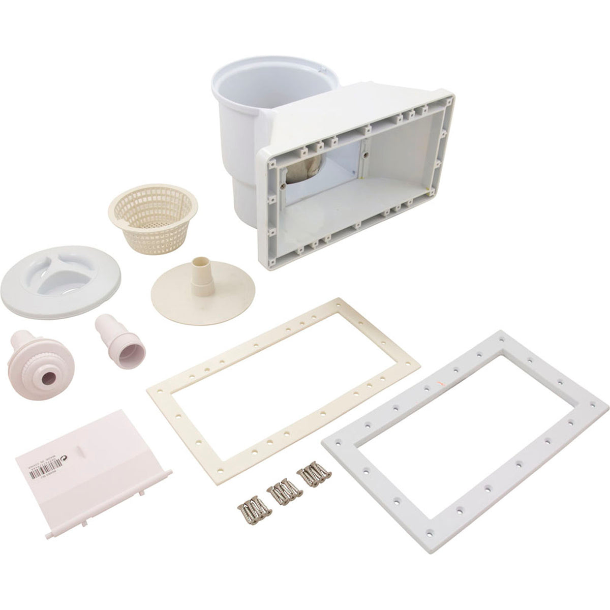 Skimmer Complete, Champlain Plastics, Wide Mouth, White