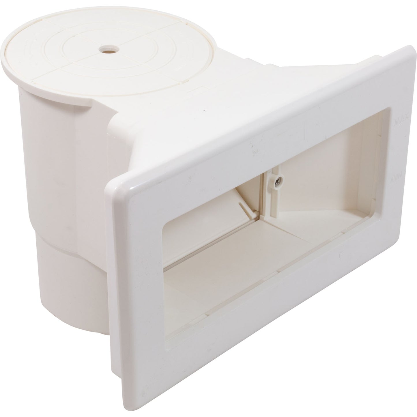 Skimmer completo, Astral Above-Ground de boca ancha, color blanco