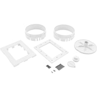 Skimmer Complete,WW Renegade,Pool Fiberglass,2",White, Round