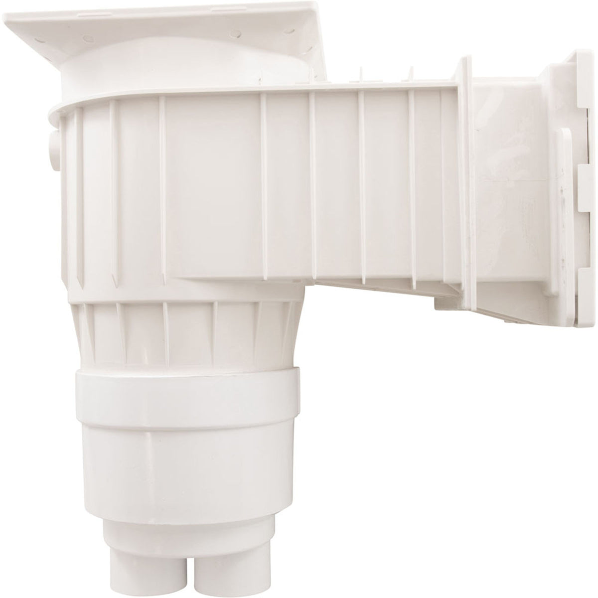 Skimmer Complete, WW Renegade, Fiberglass, 2", wht, Square