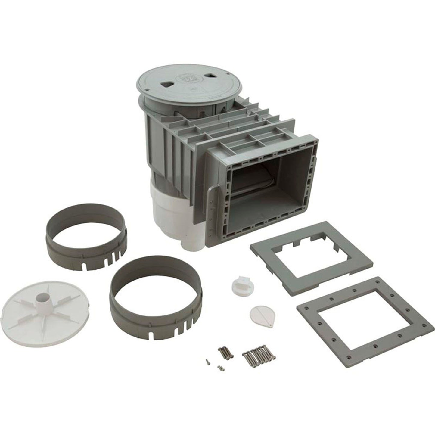 Skimmer Complete, Waterway Renegade, Pool Fiberglass, 2", Gray