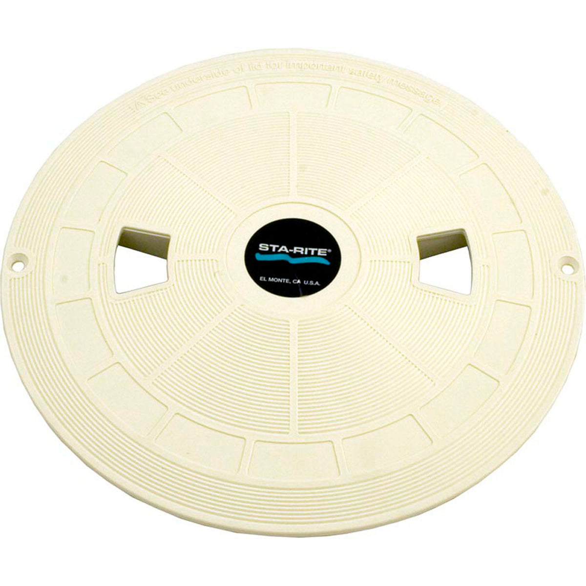 Skimmer Lid, Pentair Sta-Rite U-3, 9-13/16"od, White