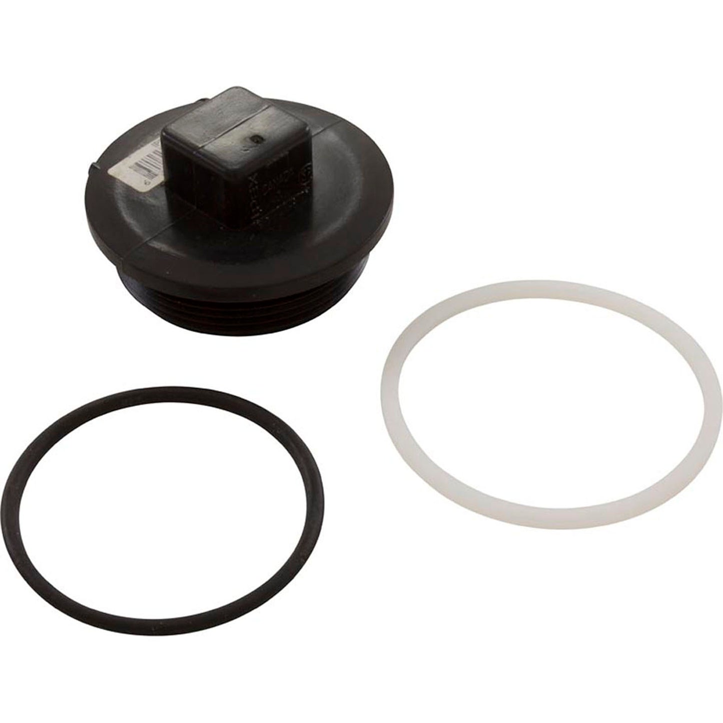 Plug, Jacuzzi Deckmate Skimmer/MD Series Drain, 2", w/Gasket