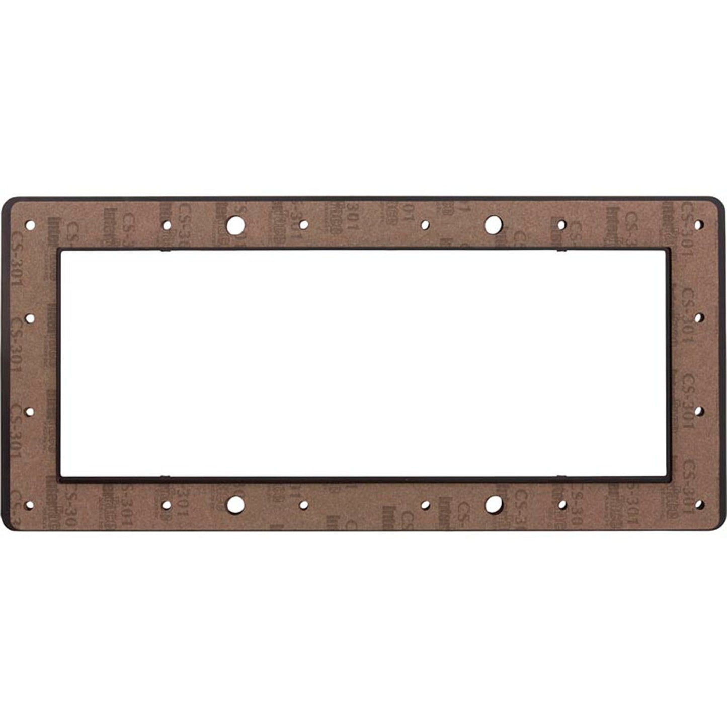 Skimmer Faceplate, Pentair/PacFab Bermuda, Wide Mouth, Black