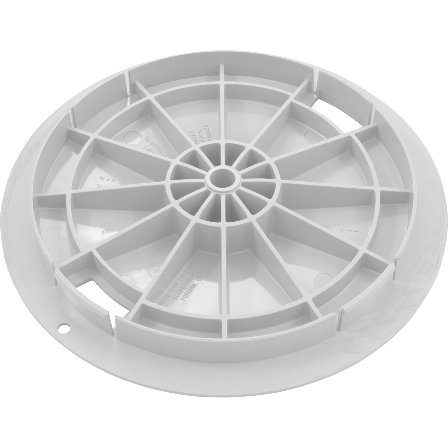 Lid, Hayward SP1070 Skimmer, 8-3/8" Diameter, White