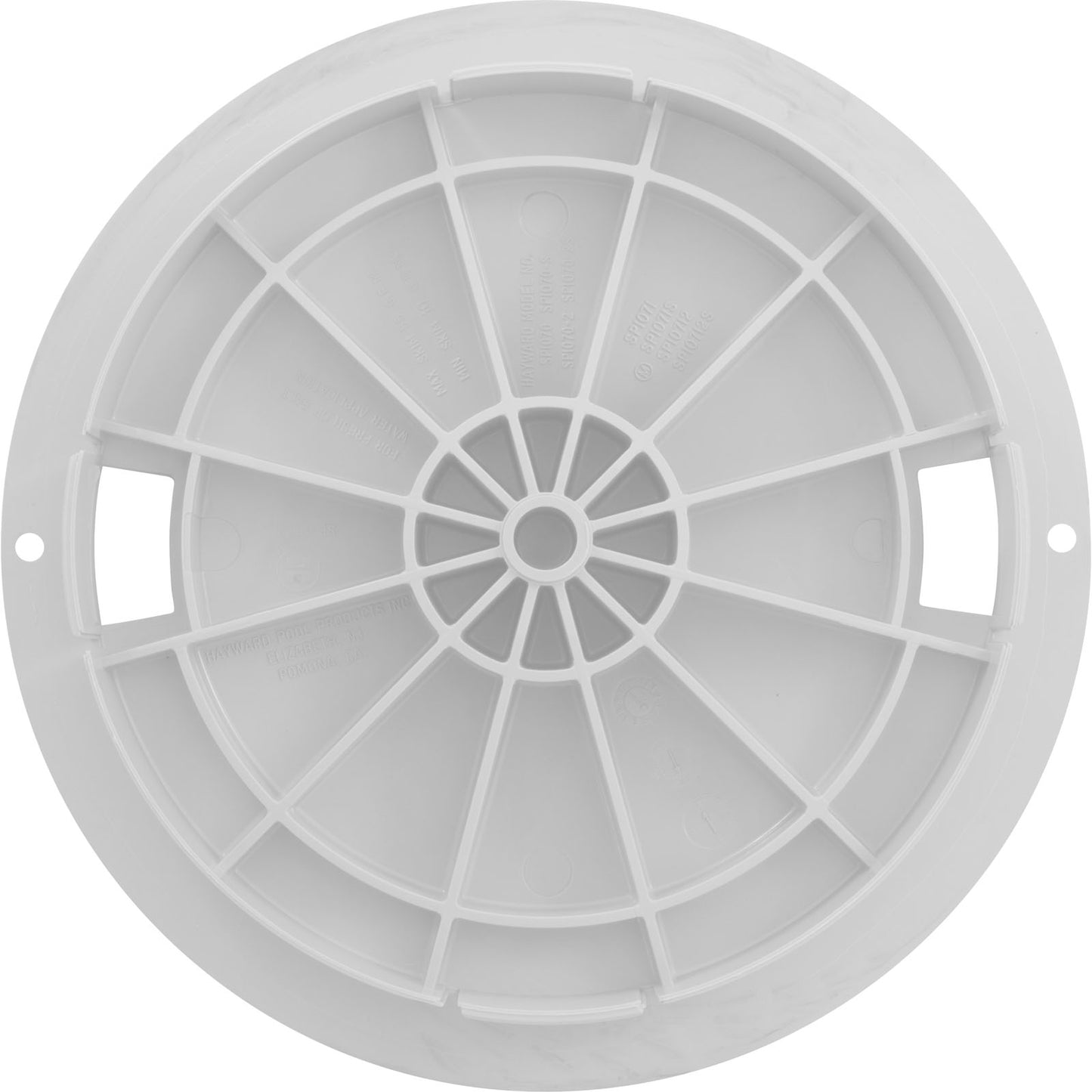 Lid, Hayward SP1070 Skimmer, 8-3/8" Diameter, White