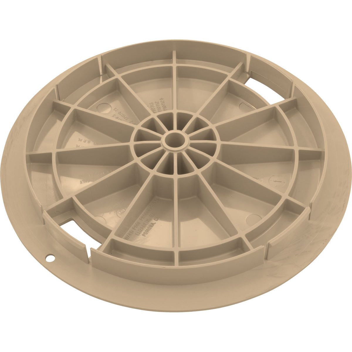 Lid, Hayward SP1070 Skimmer, 8-3/8" Diameter, Tan