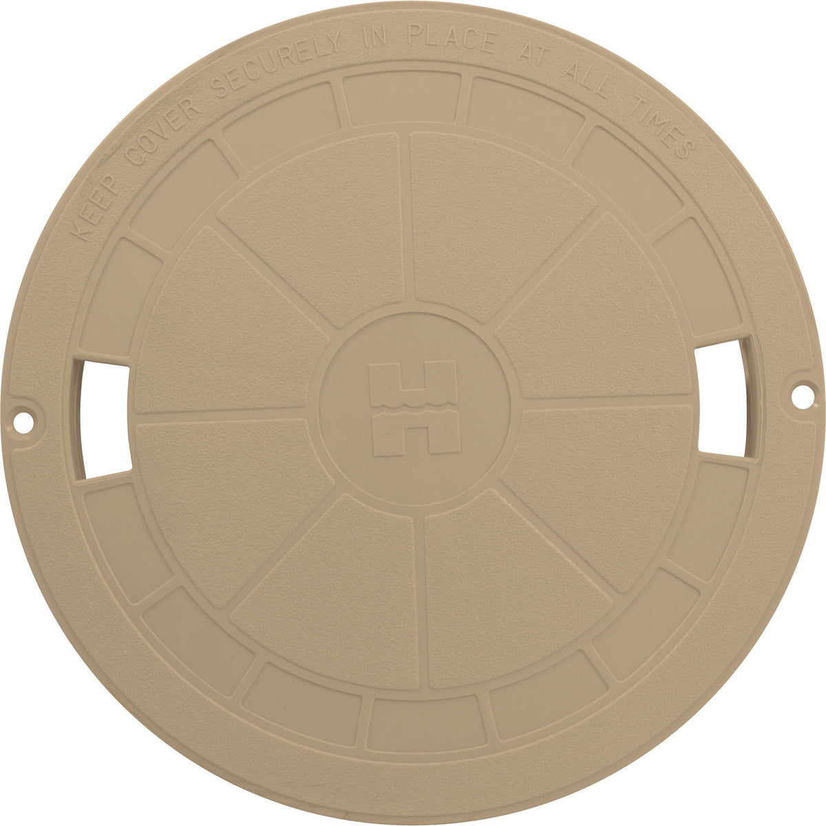 Lid, Hayward SP1070 Skimmer, 8-3/8" Diameter, Tan