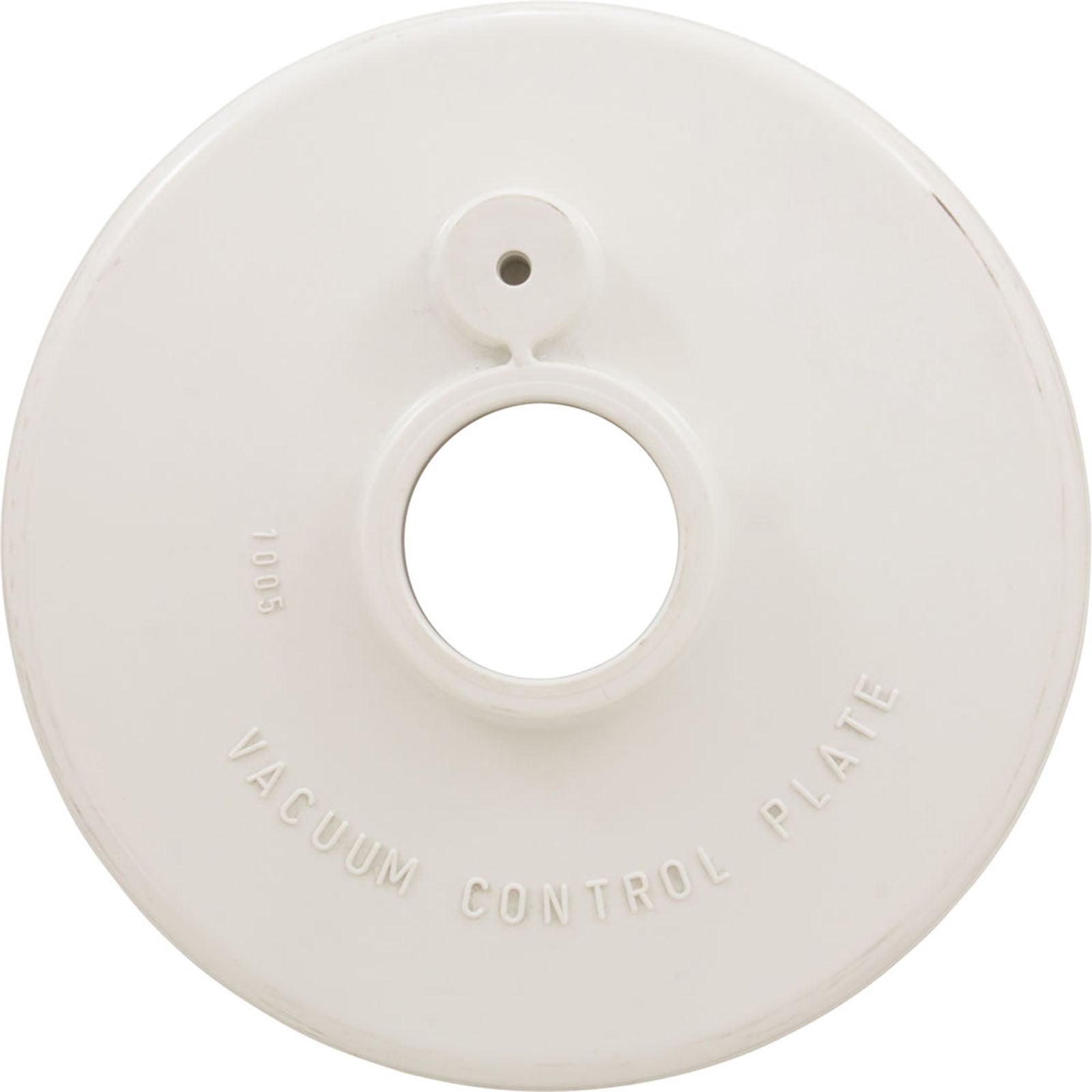 Skimmer Vacuum Control Plate, Kafko, 7-3/16"od, White