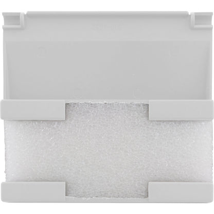 Barrage, voie navigable FloPro, accès frontal, blanc, avec insert en mousse